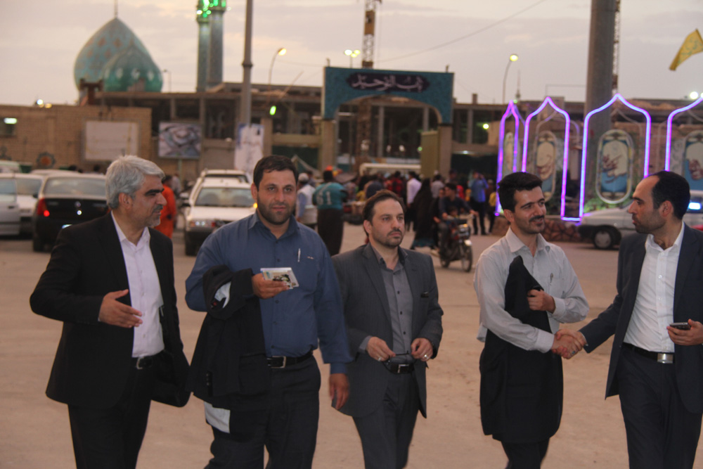 بازدید از خدمات رسانی به زائرین نیمه شعبان ۱۳۹۴