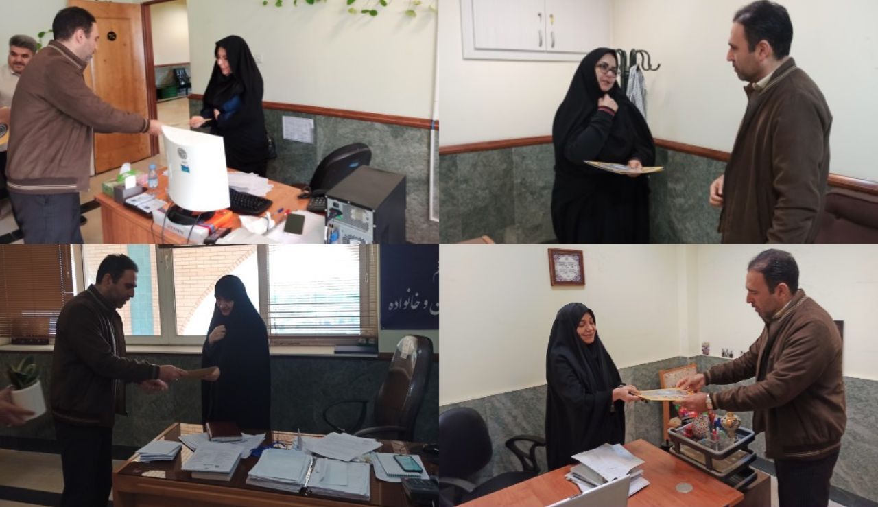 تجلیل از بانوان شاغل در استانداری قم به مناسبت گرامیداشت روز زن